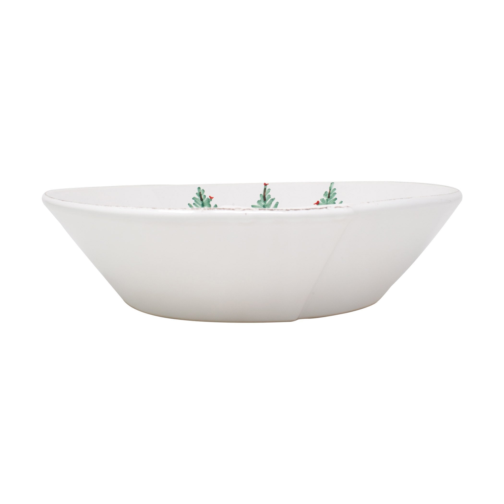 Melamine Lastra Holiday Shallow Bowl