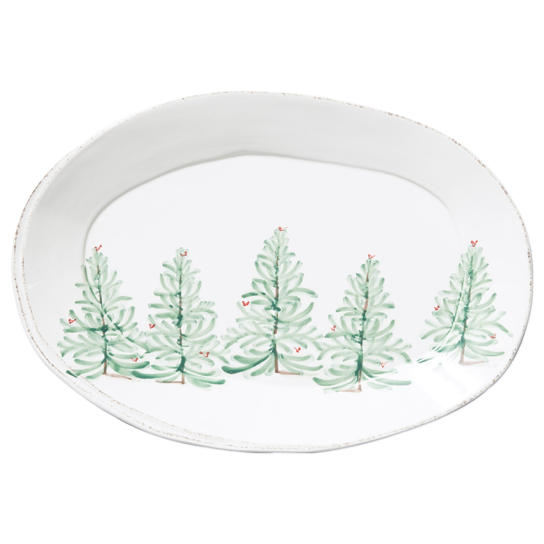 Melamine Lastra Holiday Oval Platter