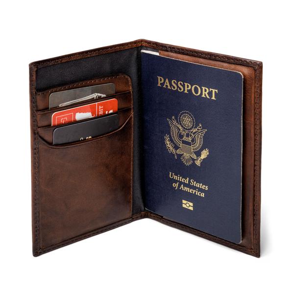 Benjamin Leather Passport Wallet