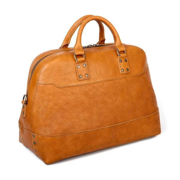 Heritage Leather Stateroom Weekender