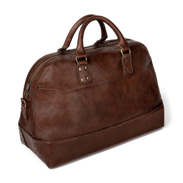 Heritage Leather Stateroom Weekender