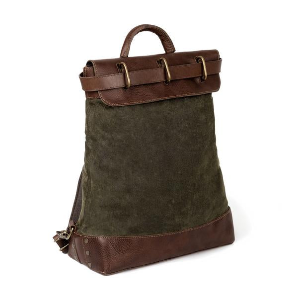 Heritage Waxed Canvas Steamer Backpack