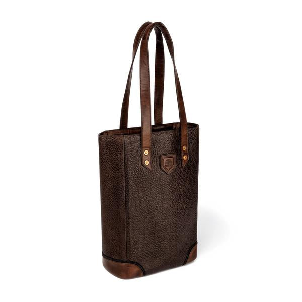 Theodore Leather Wine Tote