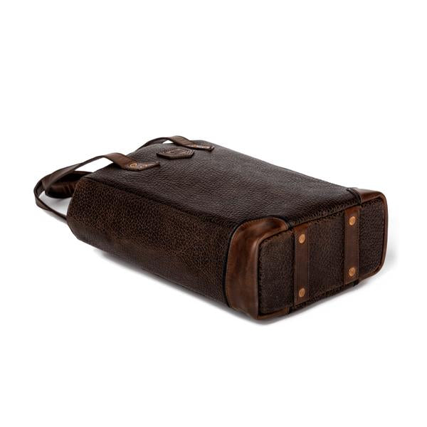 Theodore Leather Wine Tote