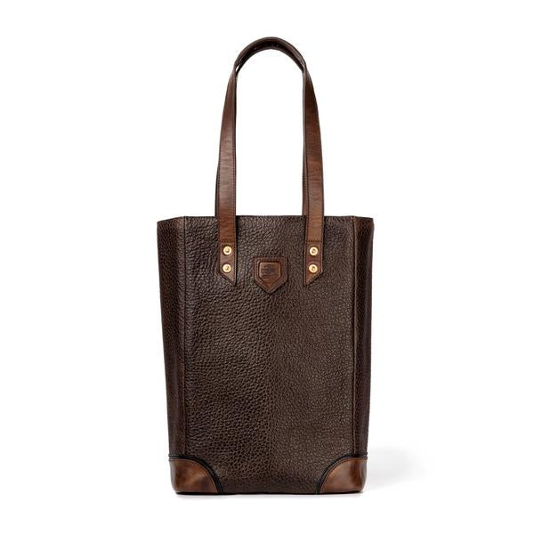 Theodore Leather Wine Tote