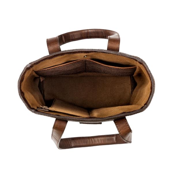 Theodore Leather Wine Tote