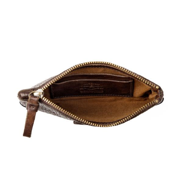 Theodore Leather Zippered Pouch