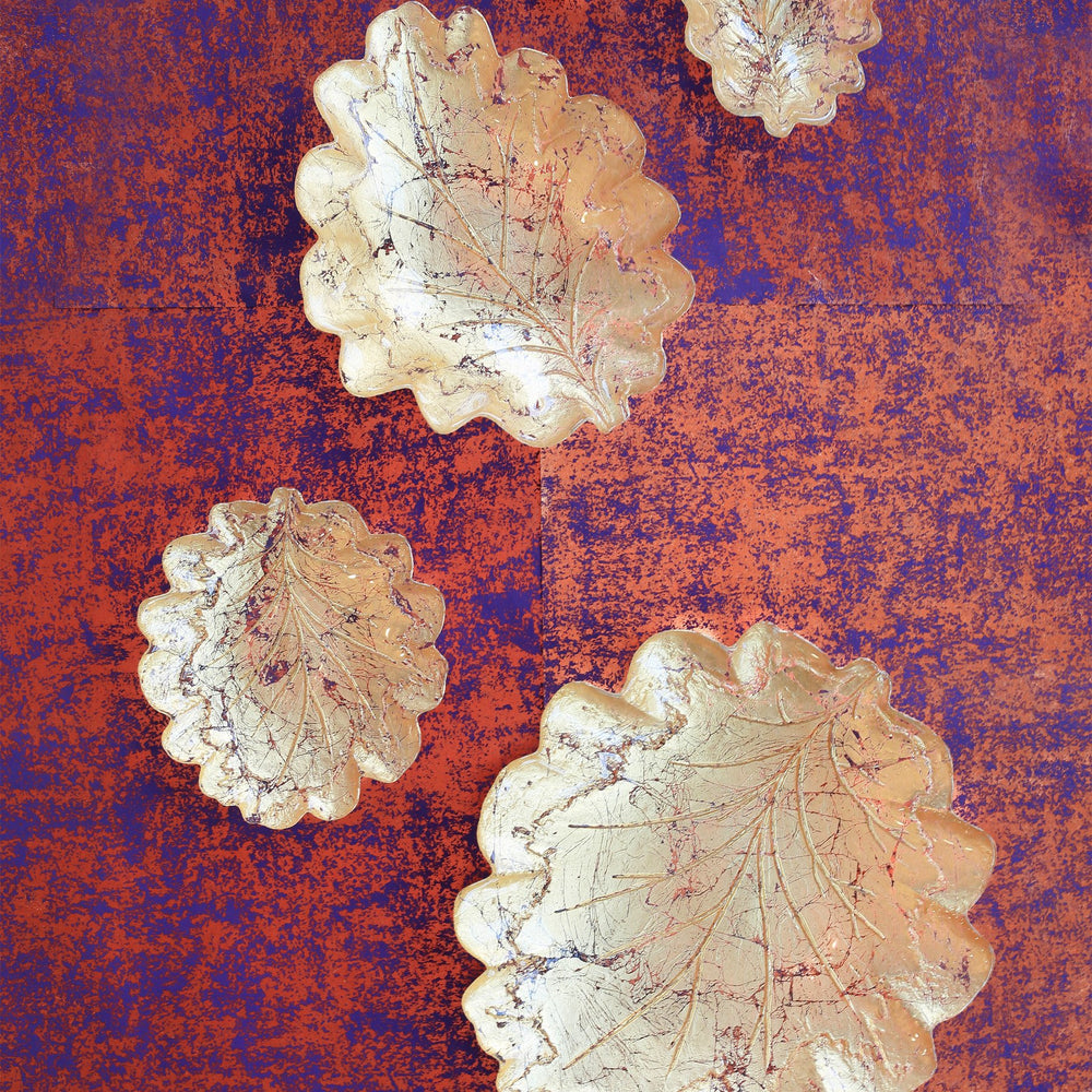 Moon Glass Leaf Platter