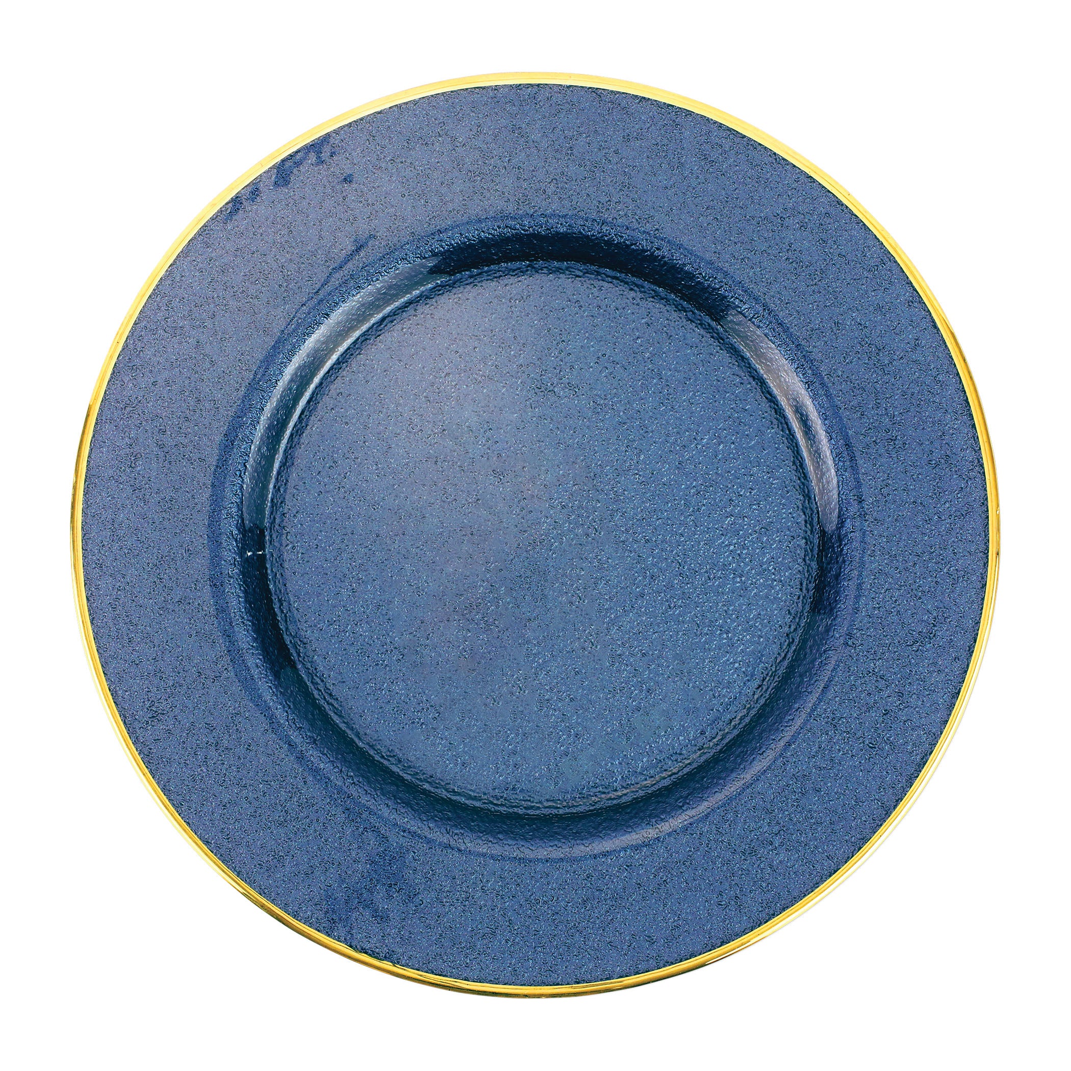 Metallic Glass Sapphire Service Plate/Charger