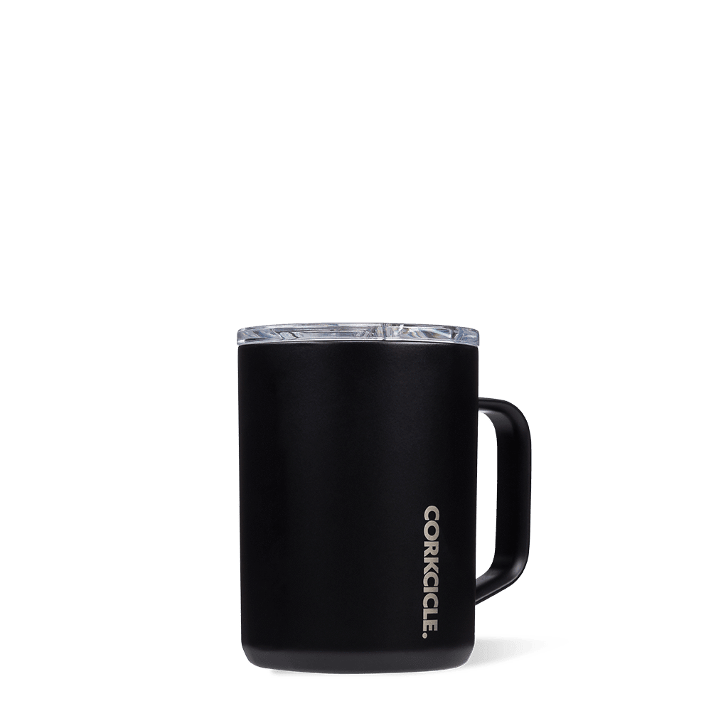 Matte Black 16 oz Coffee Mug