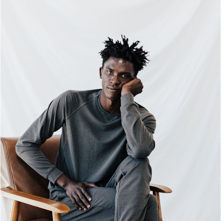Men's Ultra-Soft Bamboo Pullover Crew