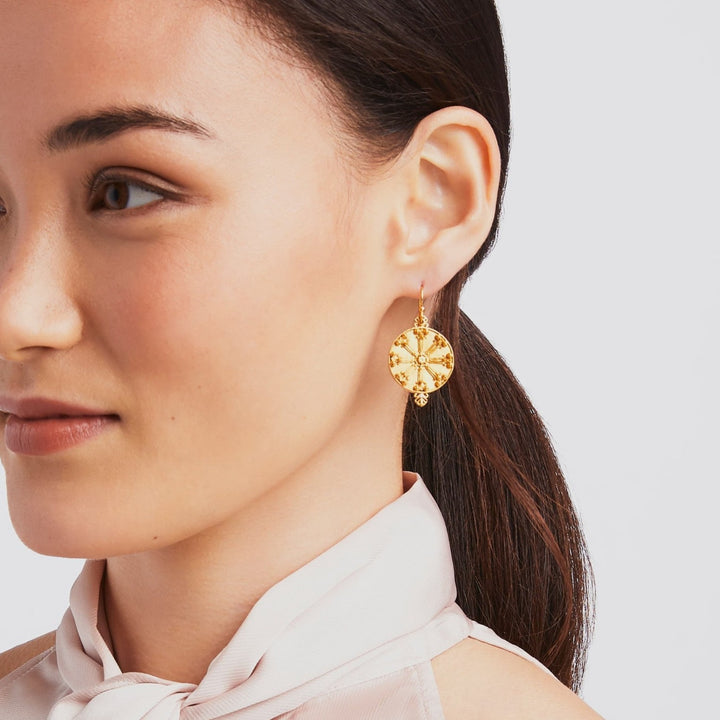 Meridian Compass Earrings