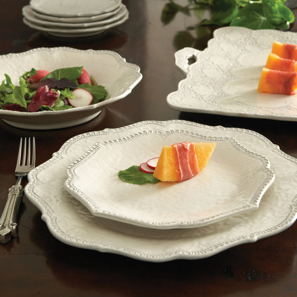 Merletto Antique Scalloped Salad/Dessert Plate