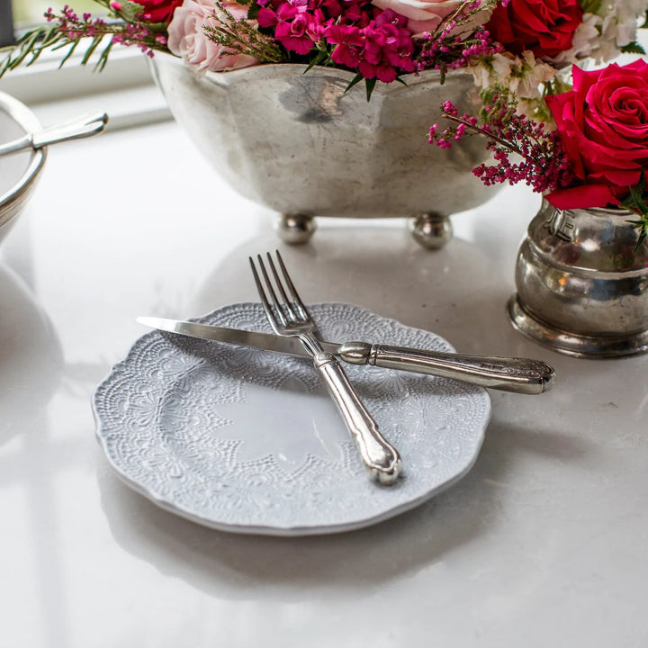 Merletto White Salad/Dessert Plate