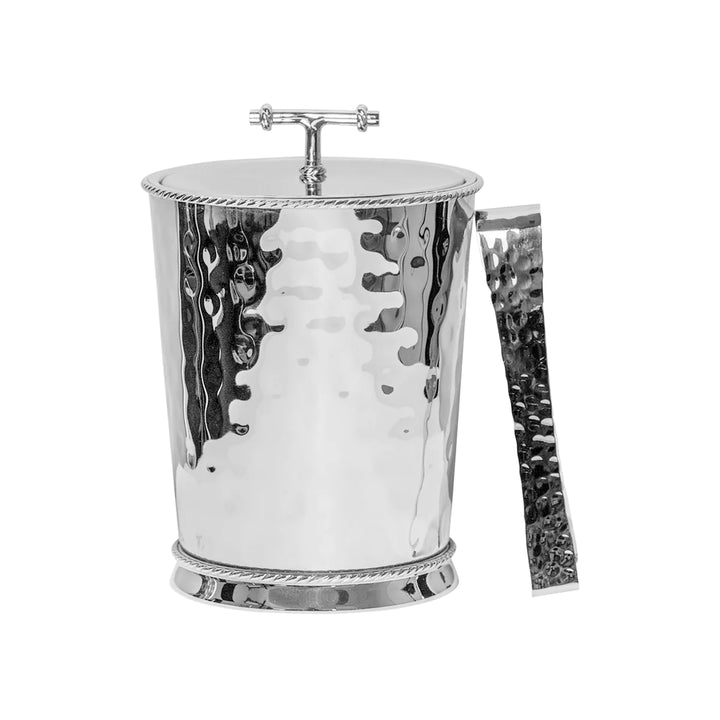 Graham Lidded Ice Bucket w/ Tongs