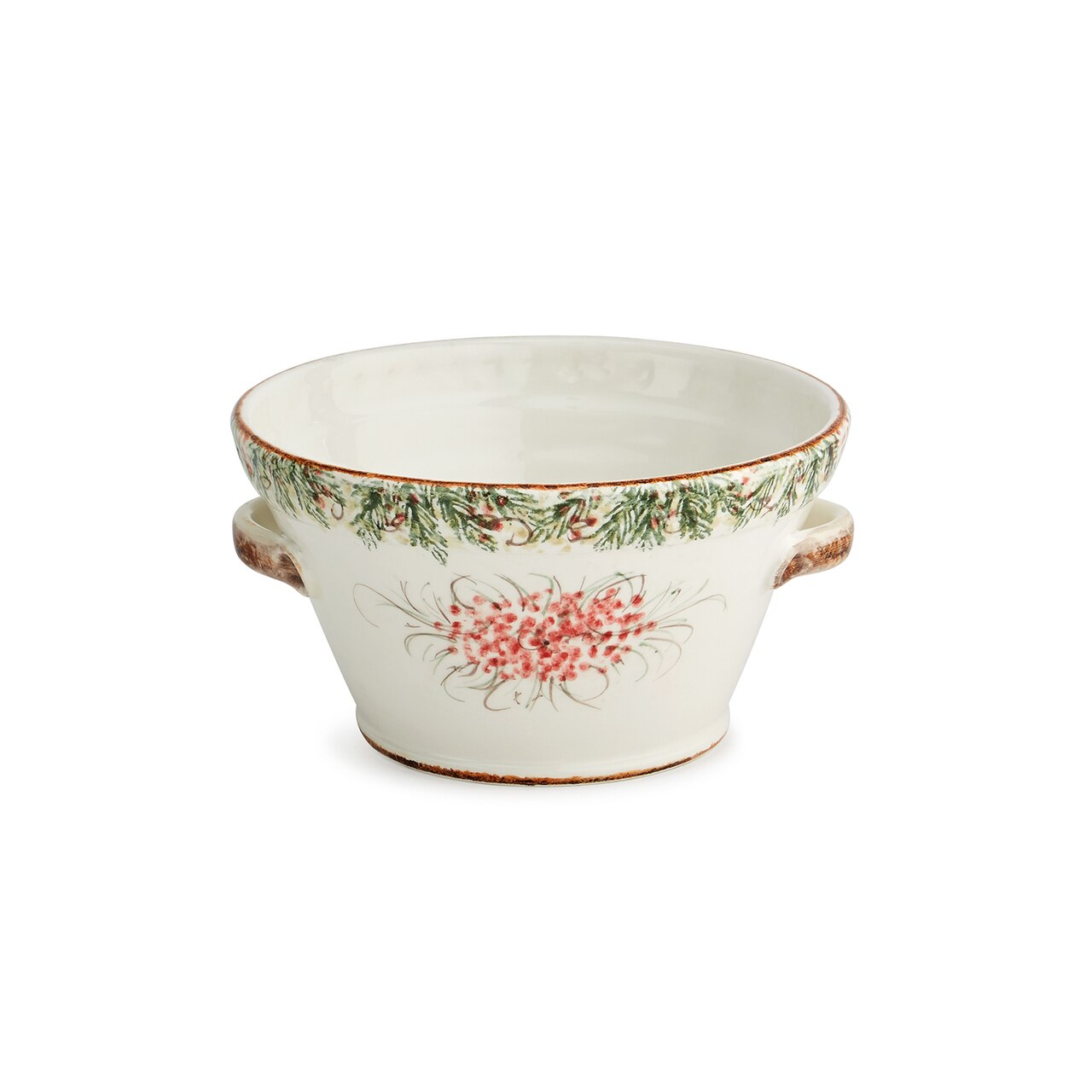 Natale Small Handled Bowl