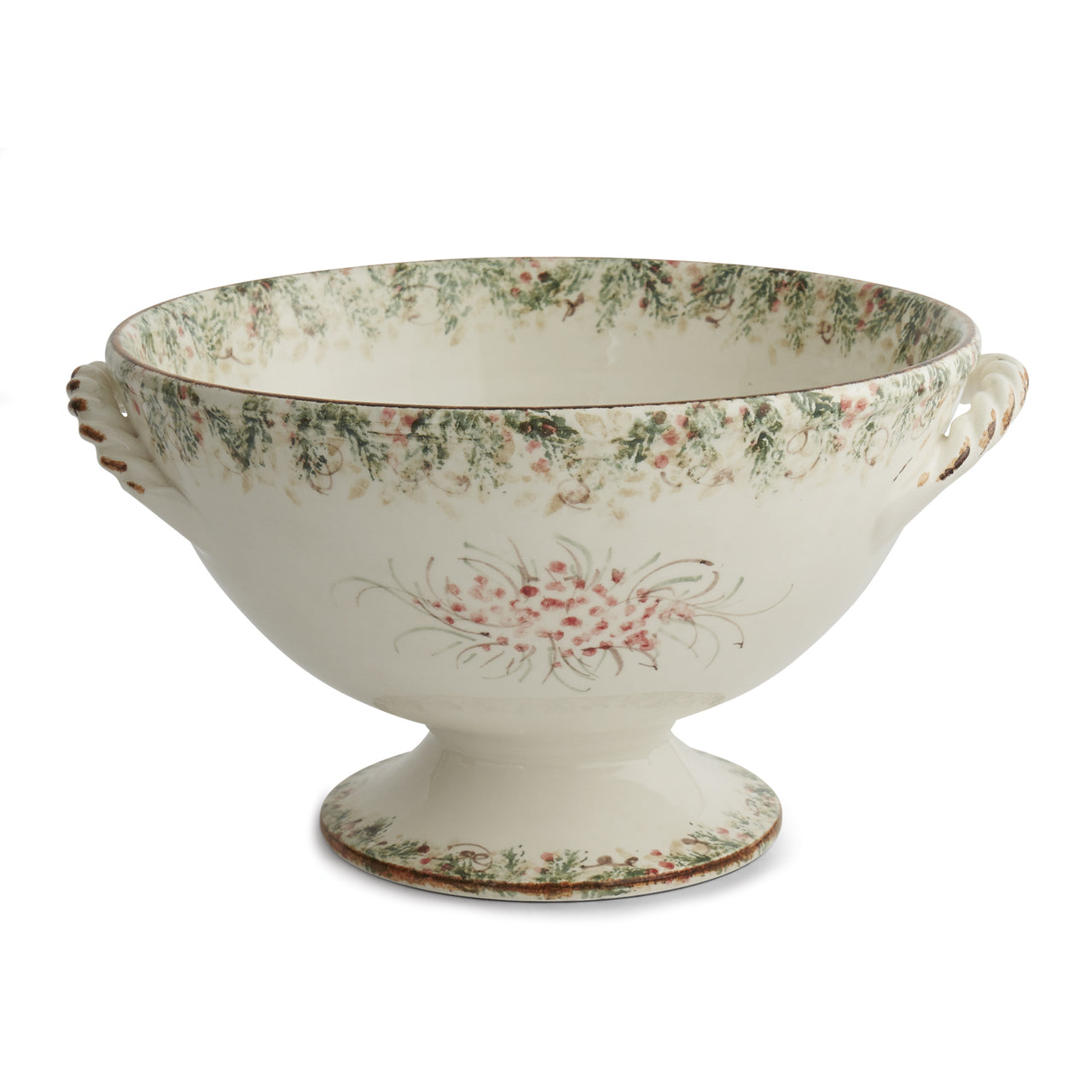 Natale Footed Bowl with Handles