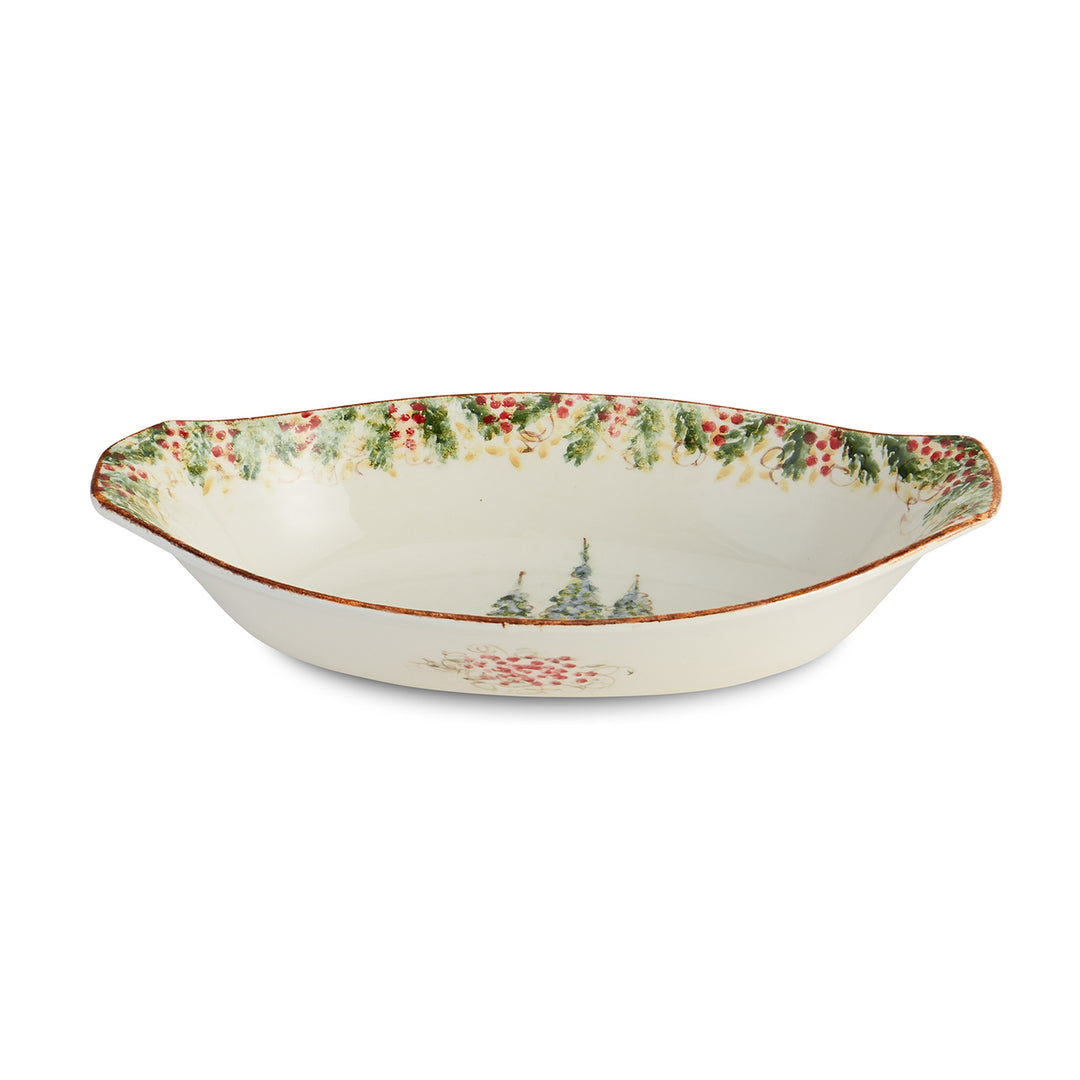 Natale Oval Serving Bowl