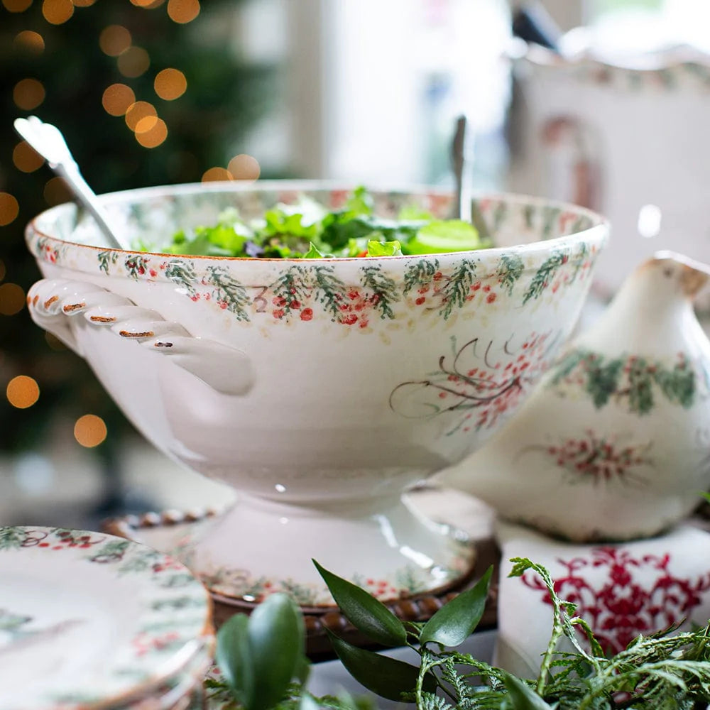 Natale Footed Bowl with Handles