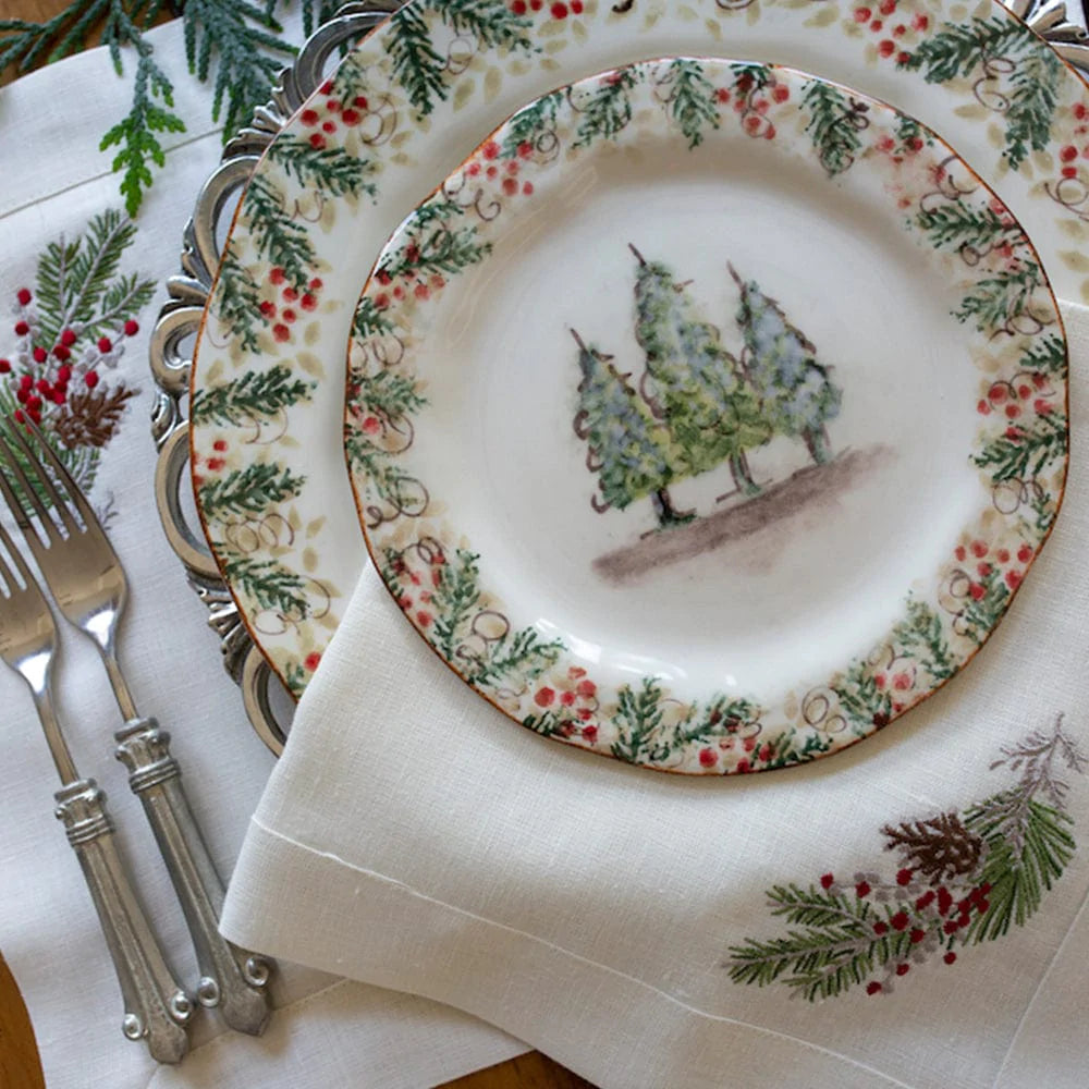 Natale Salad/Dessert Plate