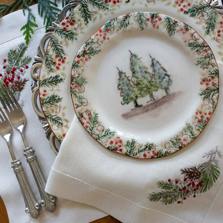 Natale Salad/Dessert Plate