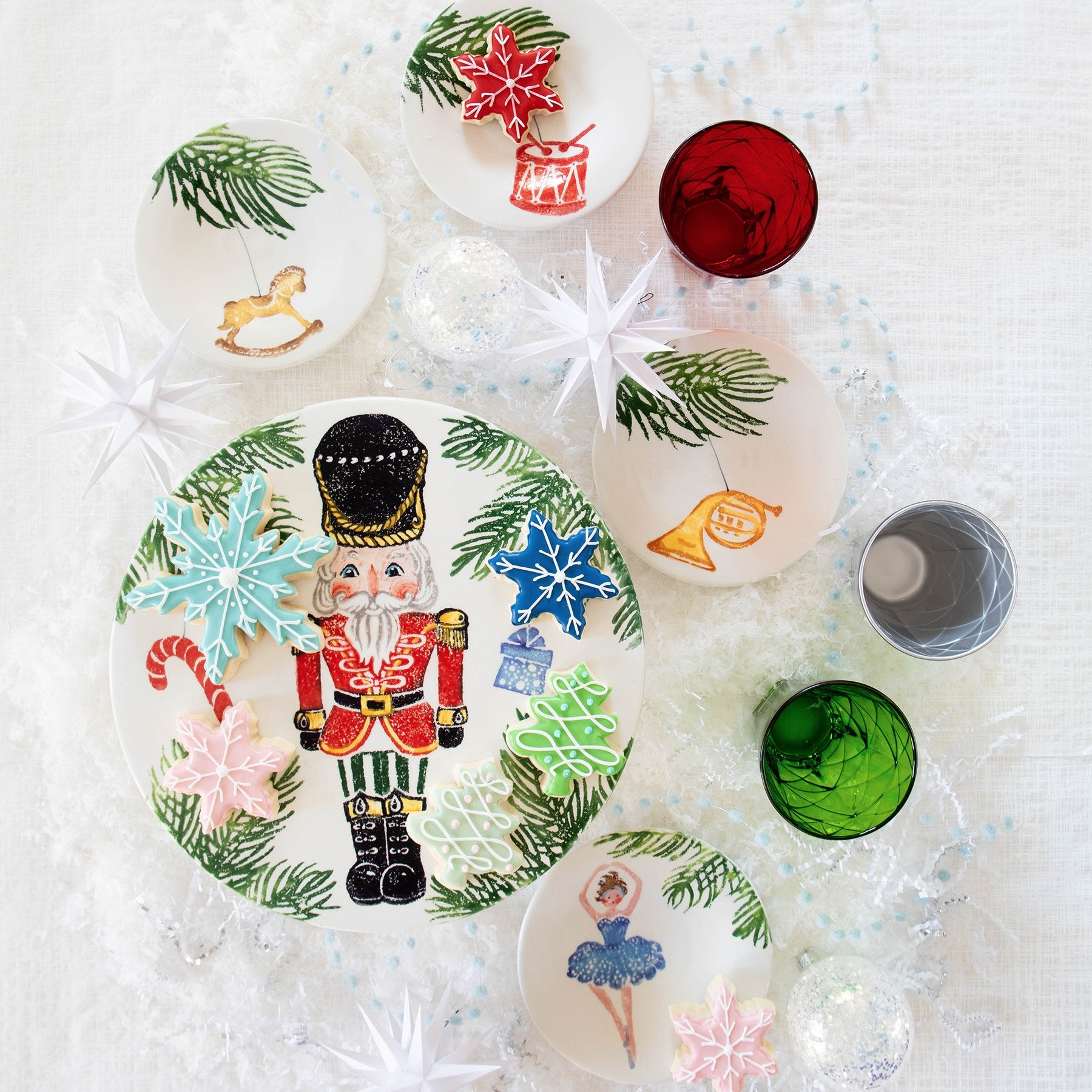 Nutcrackers Assorted Canape Plates