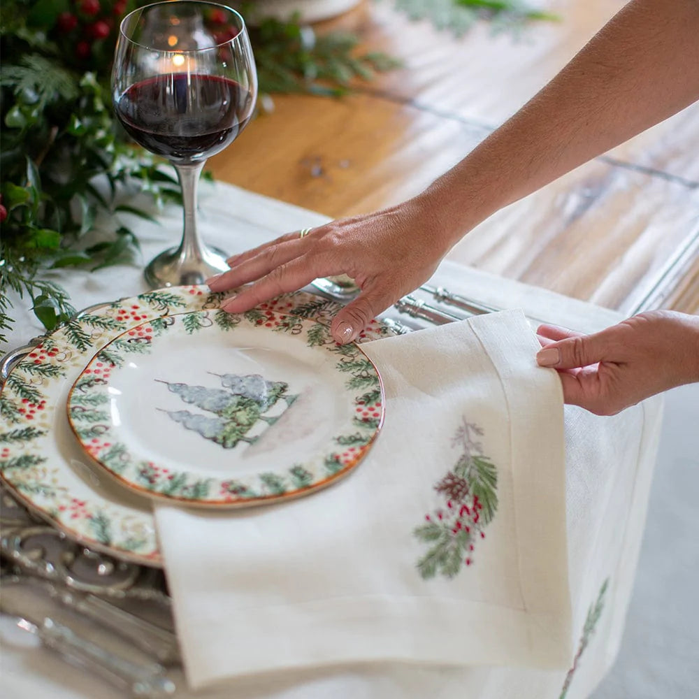 Natale Salad/Dessert Plate