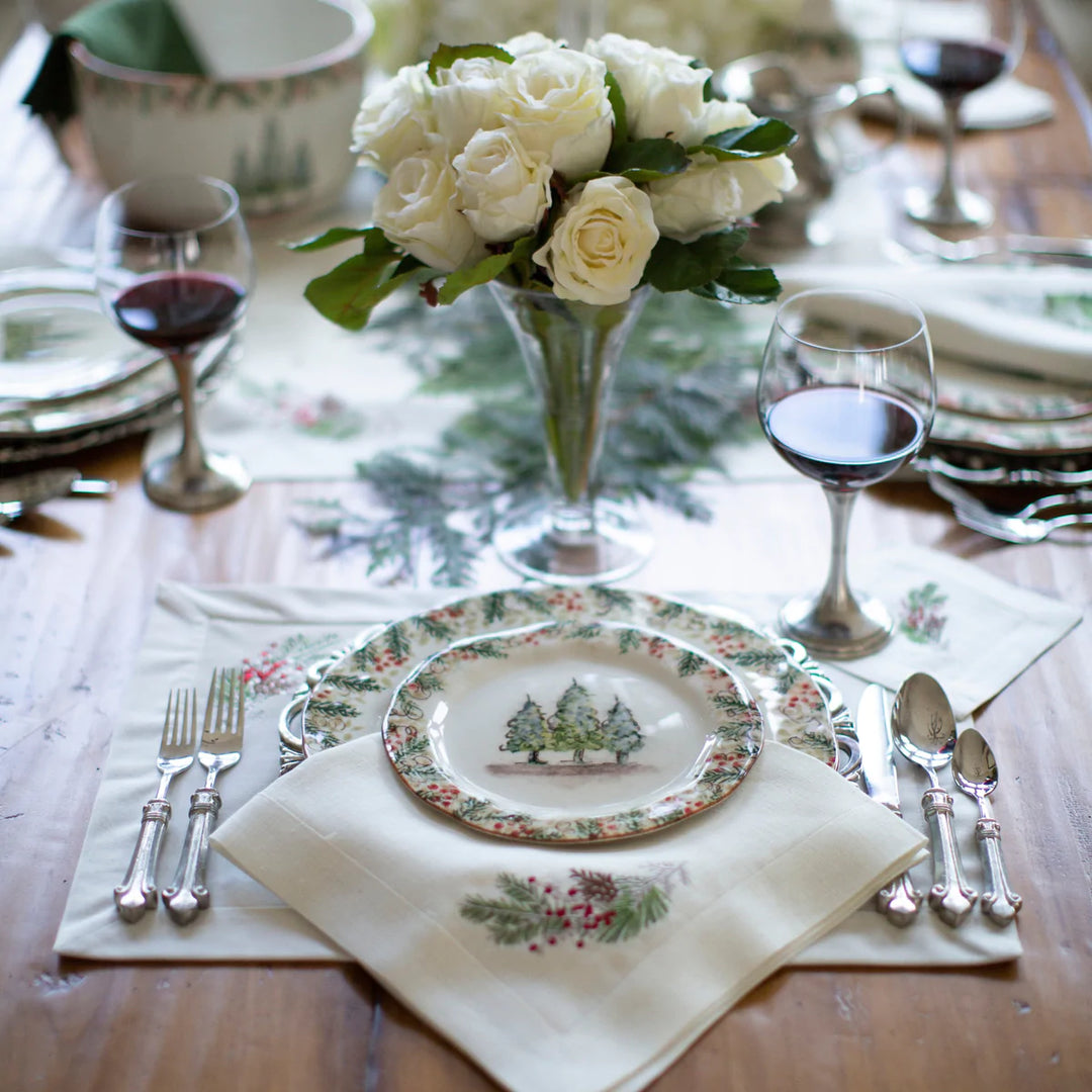 Natale Salad/Dessert Plate