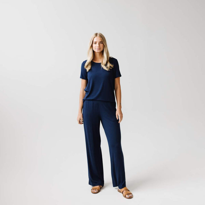 Rib-Knit Bamboo Lounge Pant