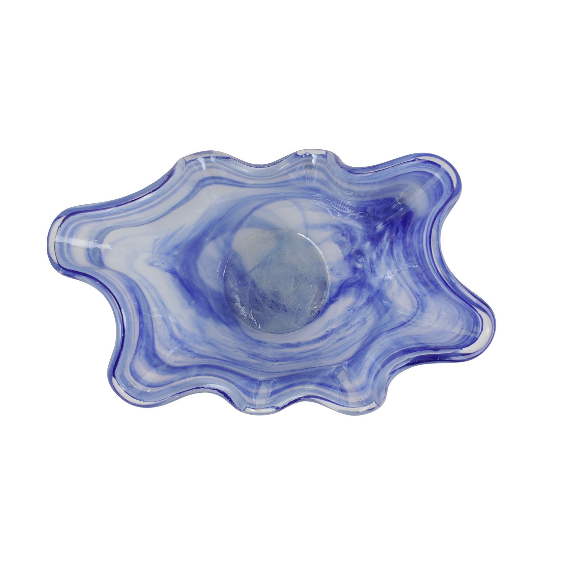 Onda Glass Cobalt Medium Bowl