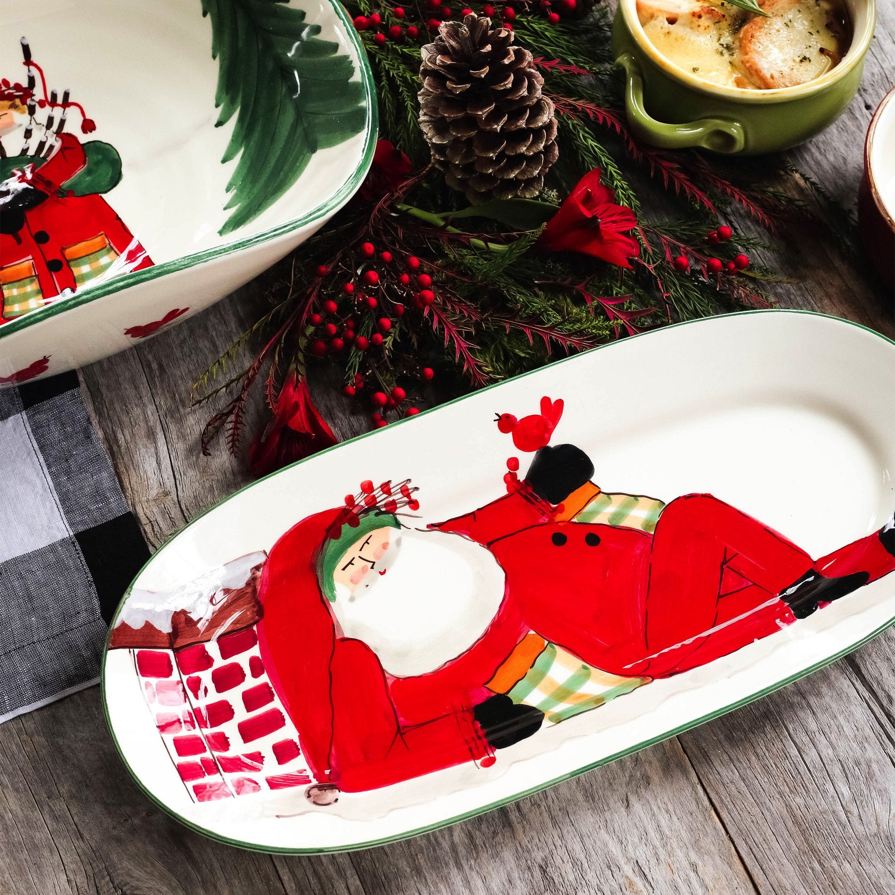Old St. Nick Small Oval Platter