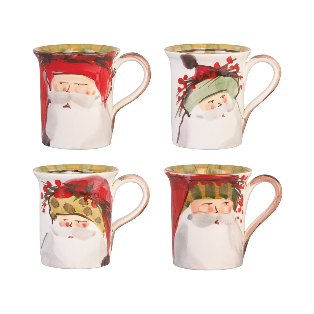 Old St. Nick Assorted Mug - Set of 4