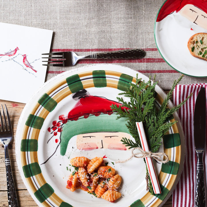 Old St. Nick Assorted Canape Plates - Set of 4