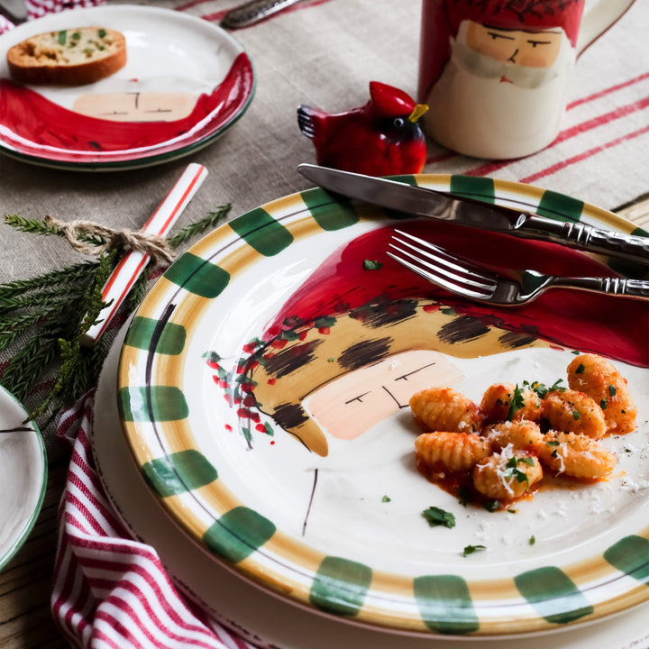 Old St. Nick Assorted Canape Plates - Set of 4