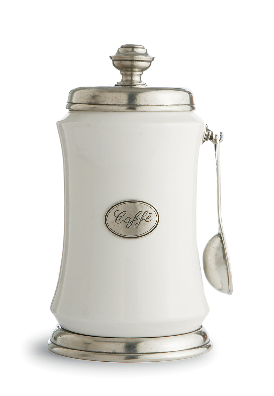 Tuscan Coffee Canister with Spoon