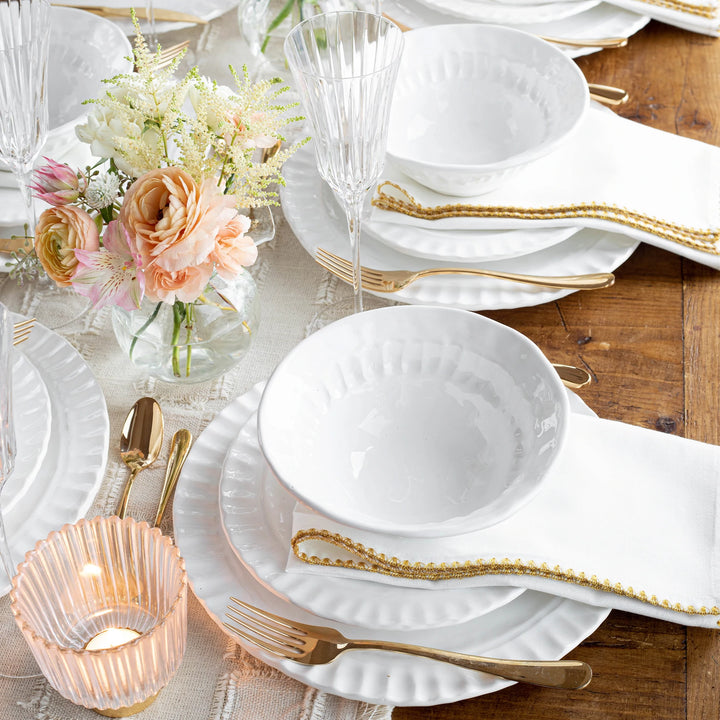 Puro Whitewash Four-Piece Setting