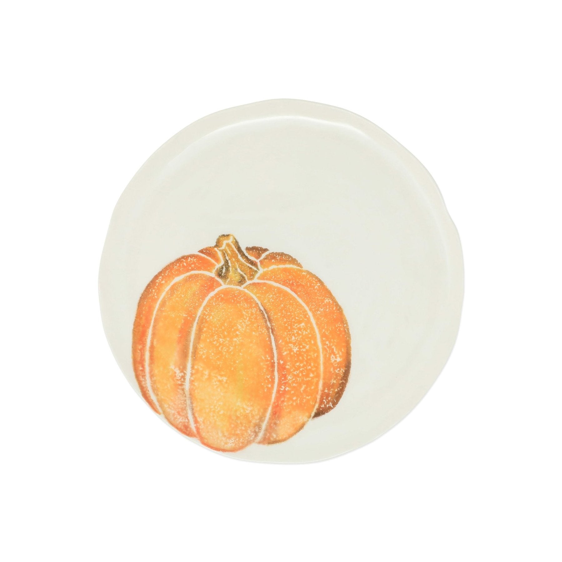 Pumpkins Orange Small Pumpkin Salad Plate