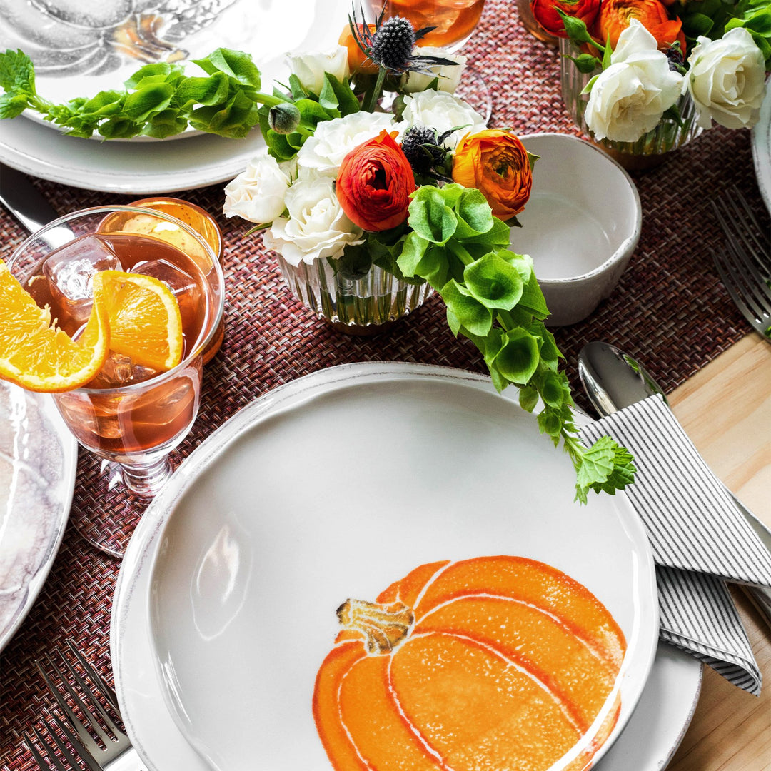Pumpkins Orange Small Pumpkin Salad Plate