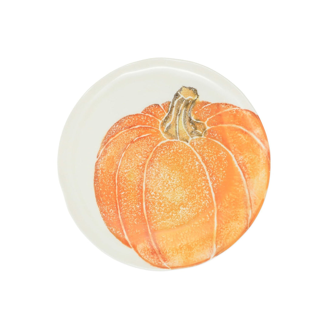 Pumpkins Orange Medium Pumpkin Salad Plate