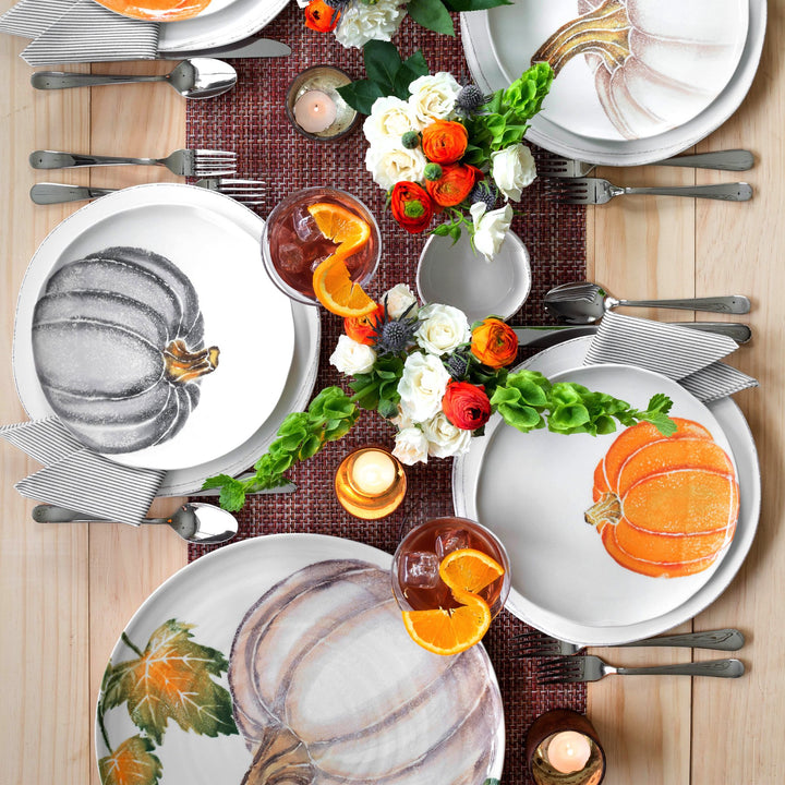 Pumpkins Orange Small Pumpkin Salad Plate