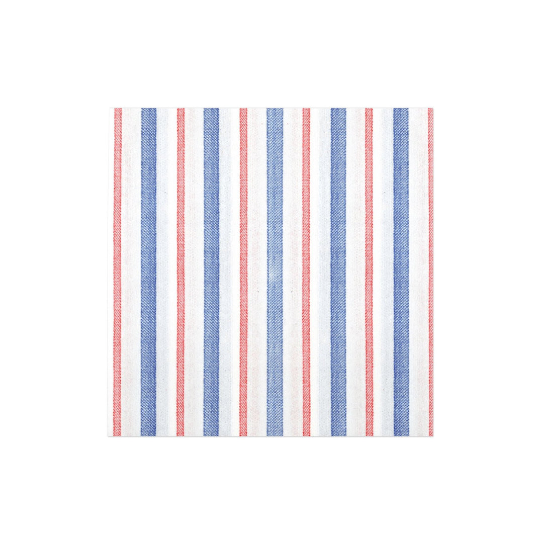 Papersoft Napkins Americana Stripe Dinner Napkins - Pack of 20