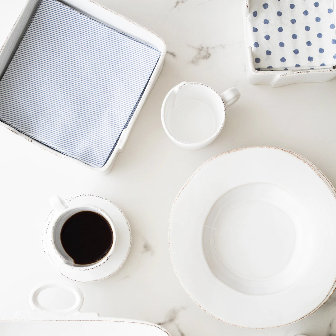 Papersoft Napkins Blue Dot Dinner Napkins - Pack of 20
