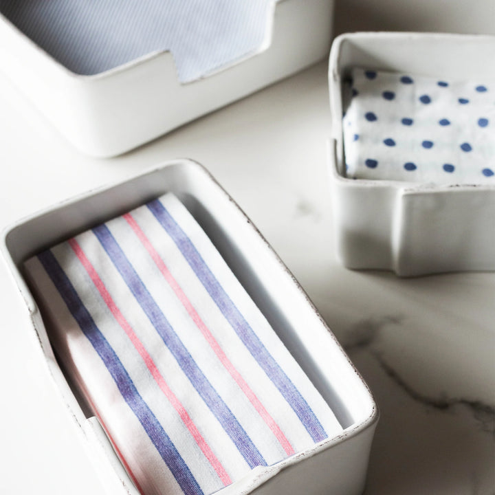 Papersoft Napkins Blue Dot Dinner Napkins - Pack of 20