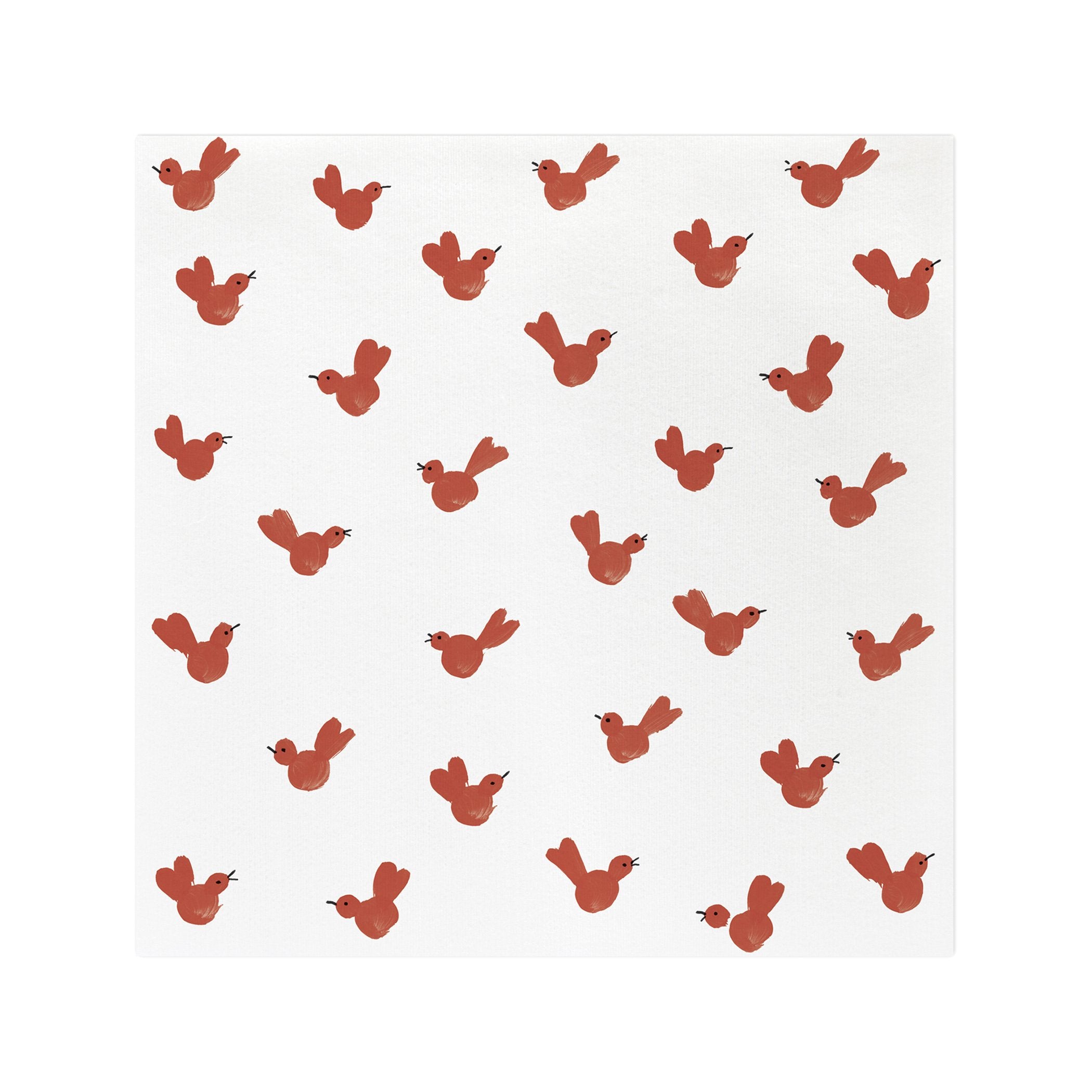 Papersoft Red Bird Dinner Napkins - Pack of 20