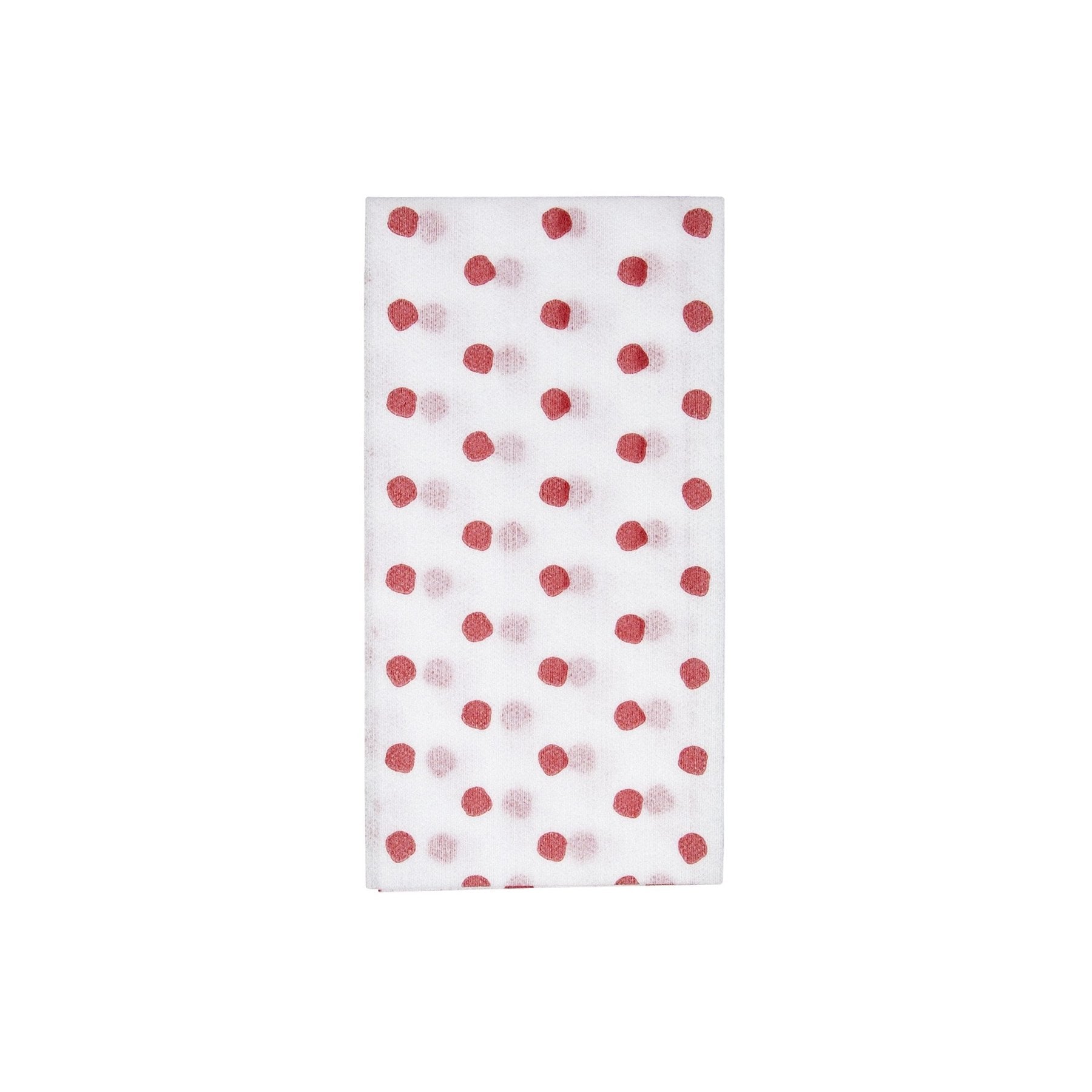 Papersoft Napkins Red Dot Guest Towel - Pack of 50