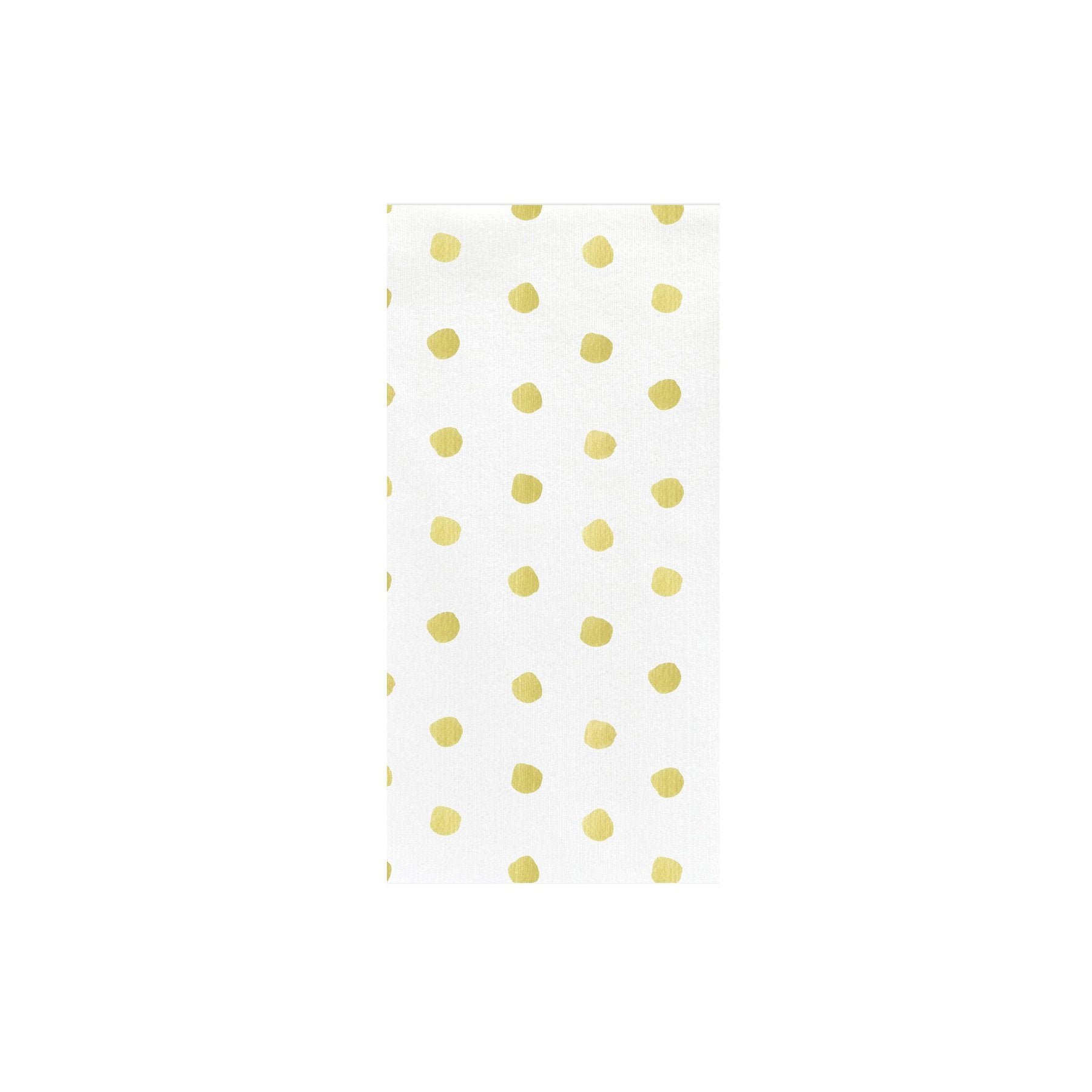 Papersoft Napkins Yellow Dot Guest Towels - Pack of 20
