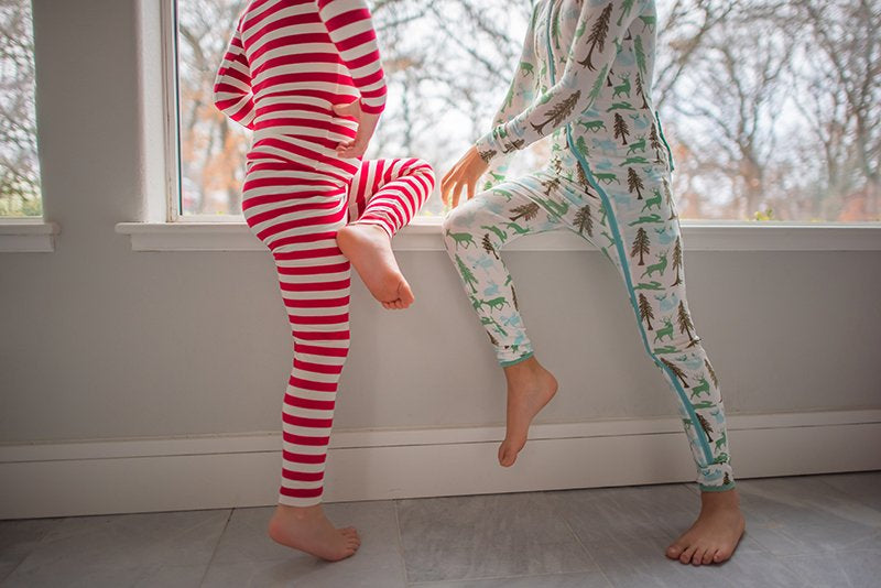 Candy Cane Stripe Long Sleeve Pajama Set