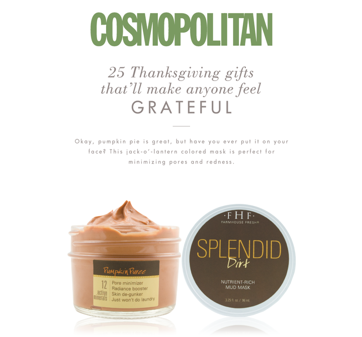 Splendid Dirt Nutrient Mud Mask with Organic Pumpkin Puree