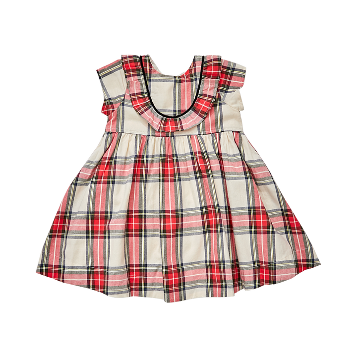 Snow Tartan Baby Eileen Dress