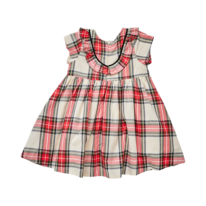 Snow Tartan Baby Eileen Dress